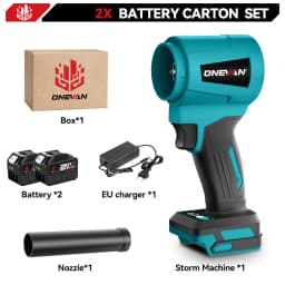 Brushless Electric Turbo Blower 300000RPM Jet Fan 400M/S Handheld Leaf Dust Car Dryer Blowing Tool For Makita 18V Battery Pin