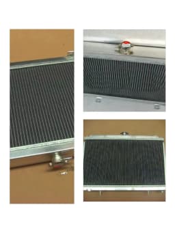 For Nissan Silvia S14 S15 SR20DET SR20 240SX 200SX 1994-2002 Aluminum Racing Radiator Manual 1995 1996 1997 1998 1999 2000 2001