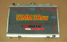 For Nissan Silvia S14 S15 SR20DET SR20 240SX 200SX 1994-2002 Aluminum Racing Radiator Manual 1995 1996 1997 1998 1999 2000 2001