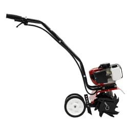 Garden Tiller 52CC Single Cylinder Petrol Engine 1700W 2 Stroke Lawn Cultivator Rotovator Soil with Oil Mixing Bottle