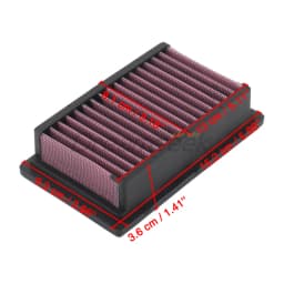 Air Filter Cleaner Intake for BMW F650GS F700GS F800GS F800GT F800R F800S Motorcycle Engine Element High Flow Replacement Red