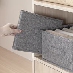 Livingandhome Foldable Fabric Clothes Jeans Storage Organizer