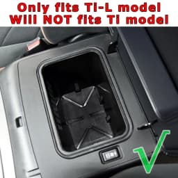 Armrest Storage Box for Nissan Patrol Y62 Ti-L 2010 2011 2012 2013 2014 2015 2016 2017 2018 2019 2020 Central Console Holde Tray