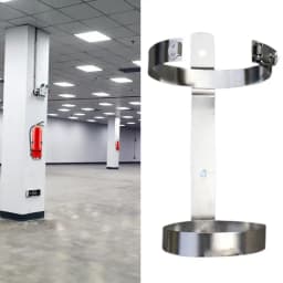 Fire Extinguisher Mount For Boat Fire Extinguisher Heavy Duty Bracket Forklift Mount Warehouses Factories Rustproof Hardware