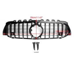 Artudatech GT Style Front Bumper Grille Grill Fit for Mercedes Benz A-Class W177 2019-2023