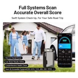 TOPDON CarPal OBD2 Code Reader Scanner Car Health Check Smog Check Battery Test Full System Scan 6 Reset Services OBD2 Scanner