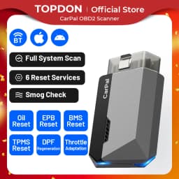 TOPDON CarPal OBD2 Code Reader Scanner Car Health Check Smog Check Battery Test Full System Scan 6 Reset Services OBD2 Scanner