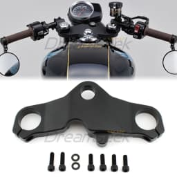 Front Fork Lowering Triple Tree Motorcycle Upper Top Clamp For Honda CB350 CB350S GB350 GB350S NC59 2021 2022 2023 CNC Black