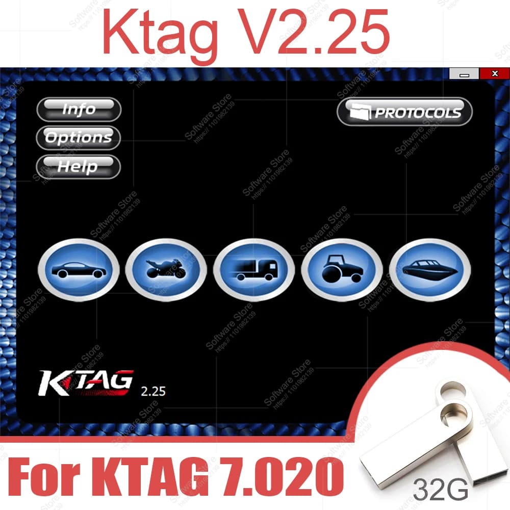 2026 Ktag Masterversion 2.25 Ecu Programmer Full Original Software Complet Frangais Read Write Fix Error Code EU Online Version