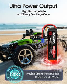 HOOVO 3S 11.1 V Lipo Battery EC5 Plug 9000 mAh 120C Soft Case RC Battery for RC Truck Car Heli Plane Rock Crawler Airplane Boat