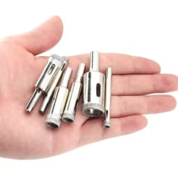 30pcs Diamond Drill Bit Tile Cutter Emery Hole Saw Dia 6 To 50mm Ceramic/Marble/Glass