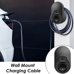 EV Electric Car Charger Holder Wall Mount Vehicle SUV Car Charger Bracket Socket Portable Wall Connector Holster