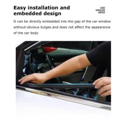 Car Window Seal Strip Rubber Car Side Window Gap Filler Noise Insulation Waterproof Windproof Sealing Strips Car accessories