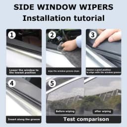 Car Window Seal Strip Rubber Car Side Window Gap Filler Noise Insulation Waterproof Windproof Sealing Strips Car accessories