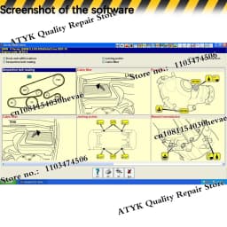 New Autodata 3.45 wiring diagrams data bate install video Repair car software Diagnostic tool VM auto data 3.45 link U disk CD
