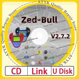 MINI ZedBull Clone Software EFfI Zed Bull Key v2.7.2 Diagnostic Auto database Repair Cars Tuning Automatic Key Programmer Link