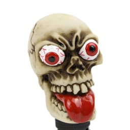 Car Interior Gear Shift Knob Universal Manual Handle Lever Shifter Knob Long Tongue Ghost Skull Head Style