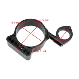 Side Mount Speedometer Relocation Bracket for 95-14 Harley Sportster XL 883 1200 Motorcycle Instrument Bracket Cover Aluminum