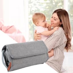 Small Diaper Pouch Foldable Portable Nursery Storage Bag Maternity Travel Pouch Portable Stroller Nursery Organizer For Bottles