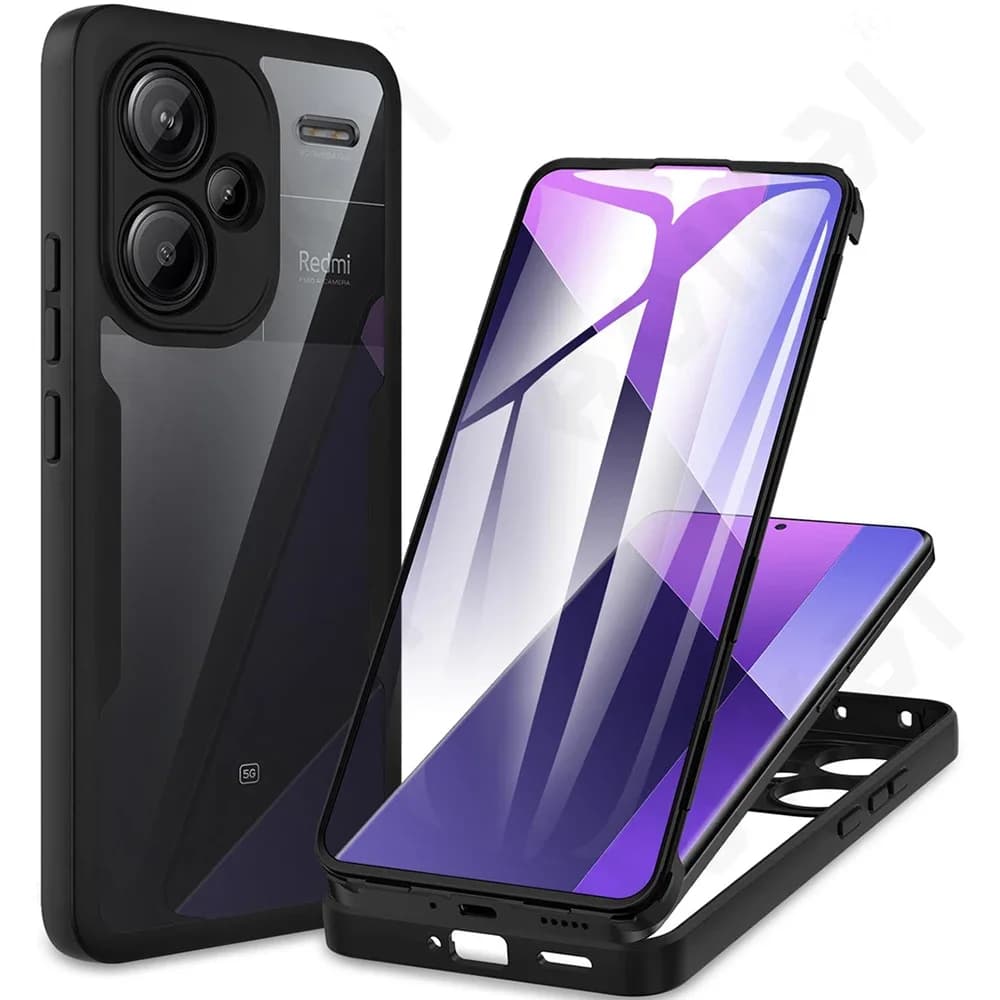 Case For Xiaomi Redmi Note 13 Pro Plus 4G 5G /Xiaomi 13T Poco X6 Pro 360 Full Shockproof Silicone Screen Protection Phone Cover