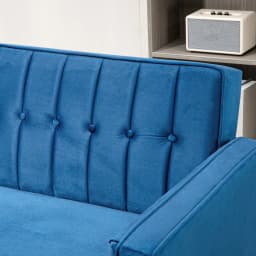 HOMCOM Convertible Sofa Futon Velvet-Touch Tufted Couch Sofa Bed