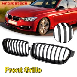 Artudatech Gloss Black Front Kidney Grill Grille Fit for BMW 3 Series F30 F31 F35 2012 2013 2014 2015 2016 2017 2018 2019