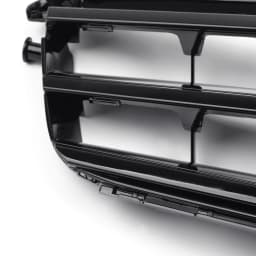 Artudatech Front Bumper Grille Fit for Benz C Class W204 W/LED Emblem C300/C350 2008 2009 2010 2011 2012 2013 2014 Blk