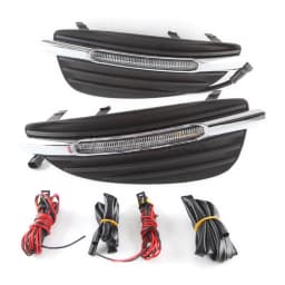 LED Daytime Running Light for Mercedes-Benz V-Class V260 V250 2016-2018 DRL Daylight Driving Fog Lamp with Turn Signal Headlight