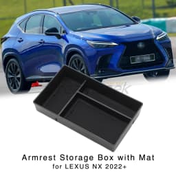 Center Console Armrest Storage Box Fit for Lexus NX 250 260 350 350h 450h AZ20 2022+ Lexus RZ EB10 2023+ Interior Organizer Tray