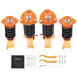 Coilovers for Nissan 350Z 2003-2008, for INFINITI G35 RWD 2003-2007 24 Levels Damper Adjustable Coilovers Suspension Kit