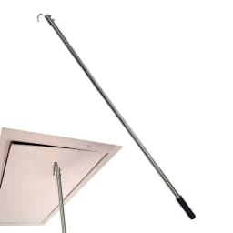 Attic Loft Ladder Pull Down Hook Stainless steel Attic Ladder Pull Cord Garage Door Pull Hook For House Ladder