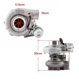 GT2871 GT2860 Universal Turbo Turbocharger Kit for 1.5-2.0L Street type Upgraded Billet Compressor Wheel Water + Oil Cooled