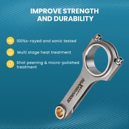 4x Forged High Performance conrods ARP 2000 Bolts For Nissan 200SX SR20DET SR20