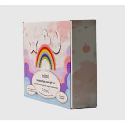 Rainbow Bath Bomb Gift Set. 4 Pack of Bath Bombs with Colourful Rainbow Trails