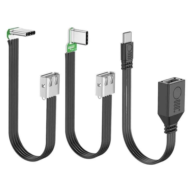 For Otg USB Cables Type C Type C Cord 12 Inches USB 2.0 Charger Cord Fast Charging 480Mbps Speed For Mobile Phones Tablets
