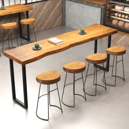 Set of 2 Metal Table Bench Legs Frames Square Steel Base Stands, 50x71CM