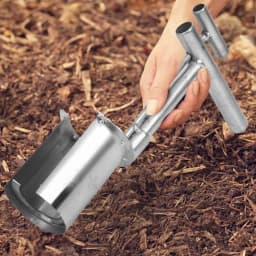 Plant Bulb Planter Tool Plant And Fruit Tree Seedling Transplanter Carbon Steel Seed Planting Tool Soil Sampler Lawn Aerator 