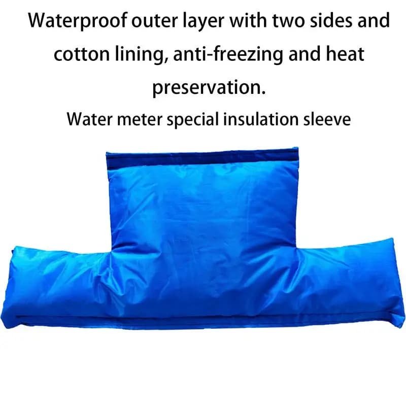 Water Meter Insulation Cover Double Sided Freeze Protection Heat Preservation Bag for Outdoor Winter Pipe Freeze Protection