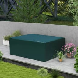 Outsunny Garden Furniture Cover, Waterproof Anti-Uv Large Protective Patio Set Covers, 235 X 190 X 90cm, Green