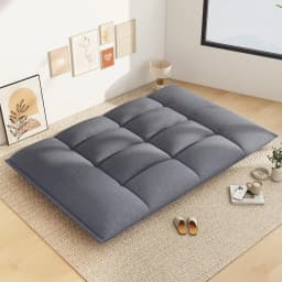 GOFLAME Floor Sofa Chair Convertible Lazy Couch w/Adjustable Backrest