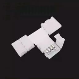 5PCS 10PCS 4 Pin LED Strip Connector T L X Shape 8MM 10MM Free Welding for RGB SMD 5050 2835 LED Strip Light Connector