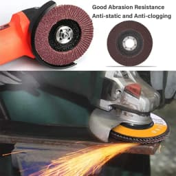 50pcs/set FLAP GRINDING SANDING DISCS 115mm 4.5" 40 60 80 120 GRIT ANGLE WHEEL