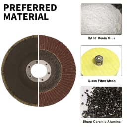 50pcs/set FLAP GRINDING SANDING DISCS 115mm 4.5" 40 60 80 120 GRIT ANGLE WHEEL