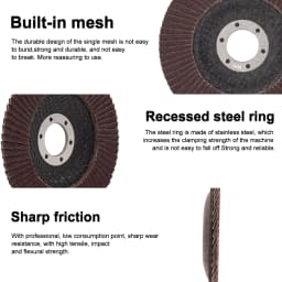 50pcs/set FLAP GRINDING SANDING DISCS 115mm 4.5" 40 60 80 120 GRIT ANGLE WHEEL