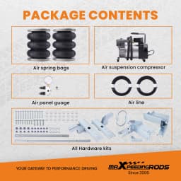 Air Suspension Kit W/ Compressor for Daily 35C 40C 55C 1985-2024 7800KG Air Spring Bag Suspension Kit