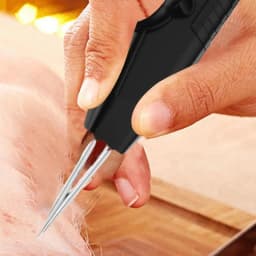 Chicken Feather Plucker Handheld Chicken Defeathering Machine Rechargeable Chicken Feather Remover With Ergonomic Handle For