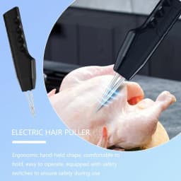 Chicken Feather Plucker Handheld Chicken Defeathering Machine Rechargeable Chicken Feather Remover With Ergonomic Handle For