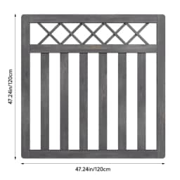 Outdoor Cross Top Wooden Garden Gate Pedestrian Fence Yard Door
