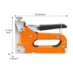 3-in-1 Upholstery Staple Gun Kit with Staples Remover Manual Adjustment ,Wood Upholstery Stapler for Carpentry Tools Home DIY