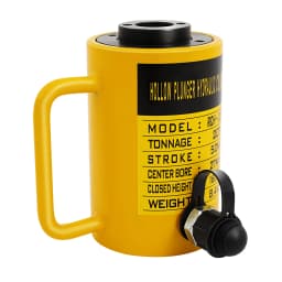 20 Ton Manual Oil Pump Hydraulic Cylinder Lifter Hollow 2 inch Ram Stroke Hollow Cylinder Hydraulic Cylinder Jack CP-700B